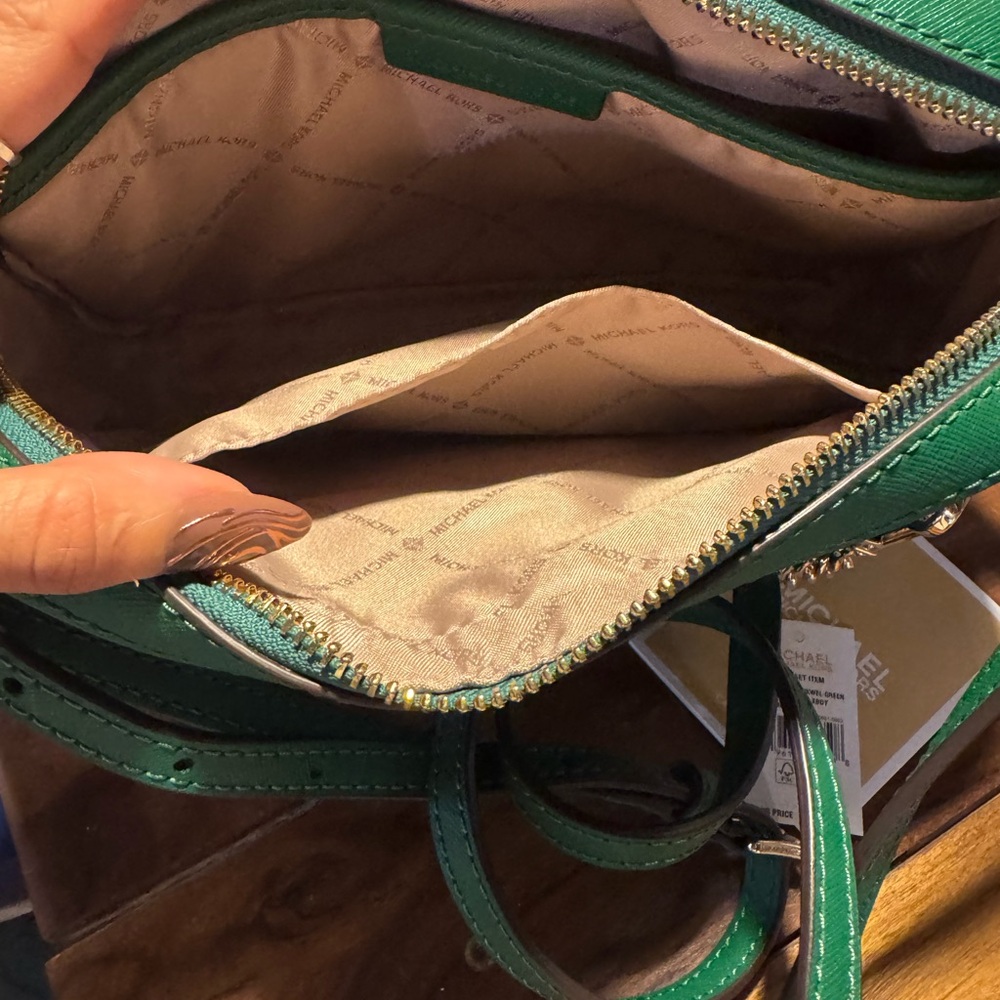 Michael Kors Green Crossbody Bag - Picture 5 of 7